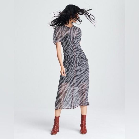 rag & bone | Dresses | Nwt Rag Bone Maris Silk Midi Dress | Poshmark